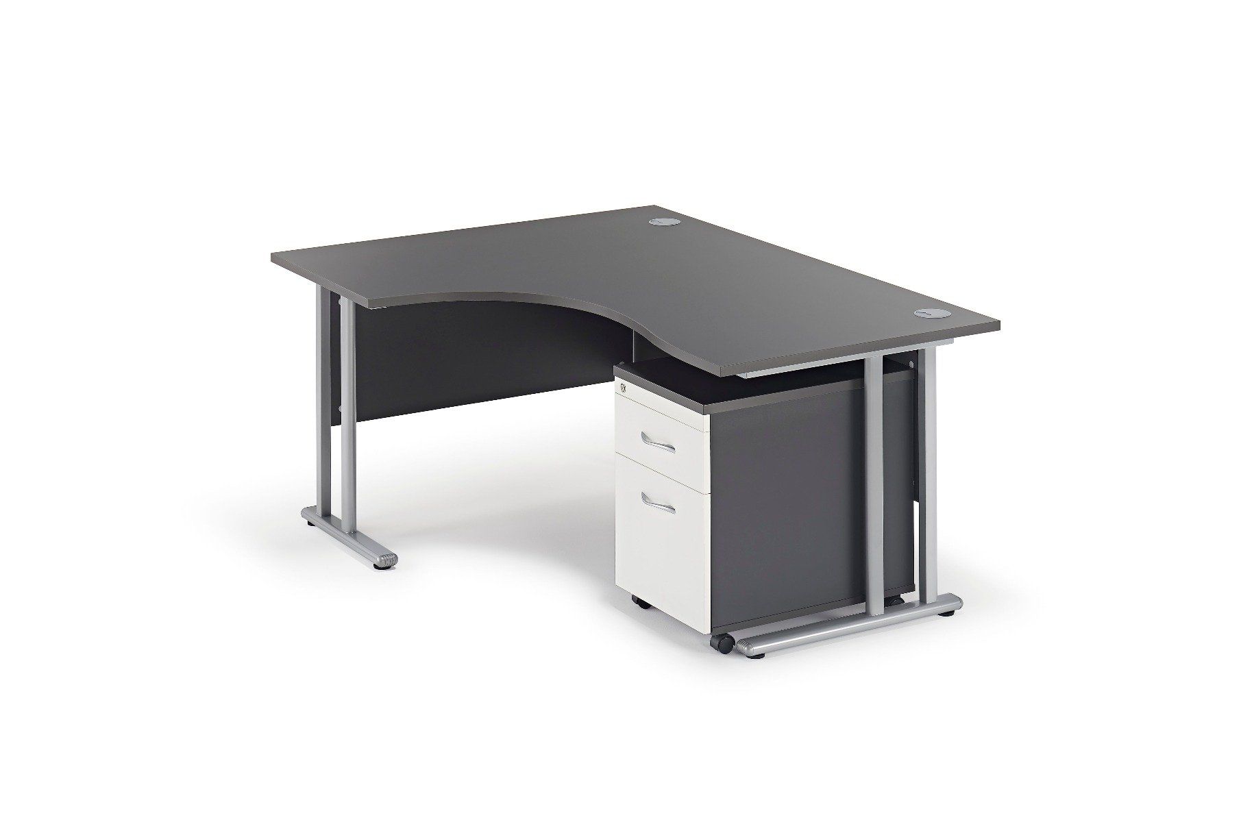 curved work desk