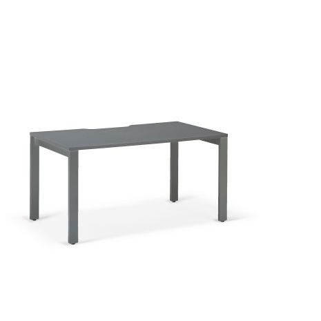 Second Hand Graphite Grey Executive Bench Desks with Anthracite Grey Legs