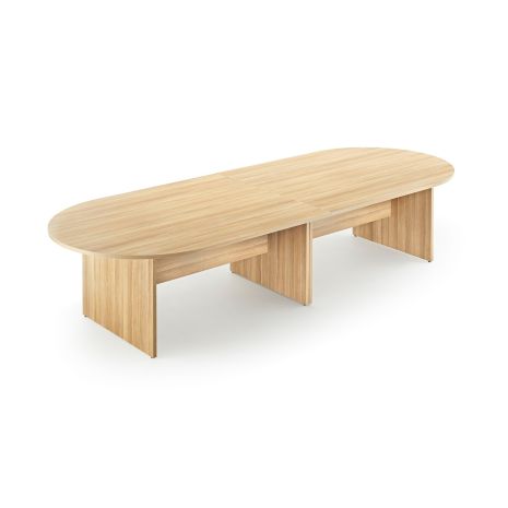 American Light Oak Executive Modular Boardroom Table