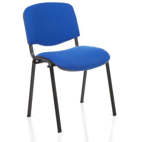Stackable Metal Office Chair - Blue