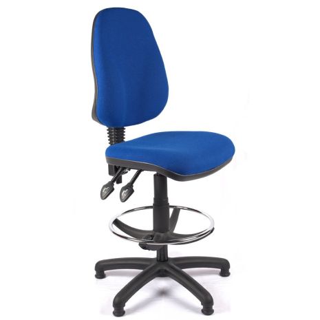 Draghtmans Chair with Ring - Blue