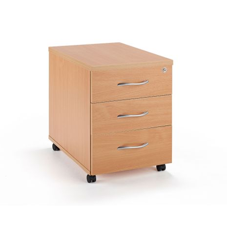 Second Hand Beech Mobile Pedestal