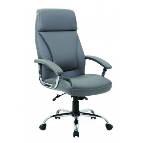 Executive Modern Office Swivel Chair with Contrasting Stitching