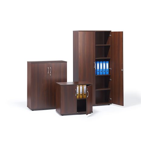 Walnut Office Cupboards (Items Are Sold Separately)