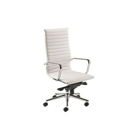 White Charles Eames Style Executive Swivel Chair
