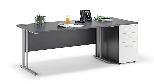 Graphite Grey Office Desks